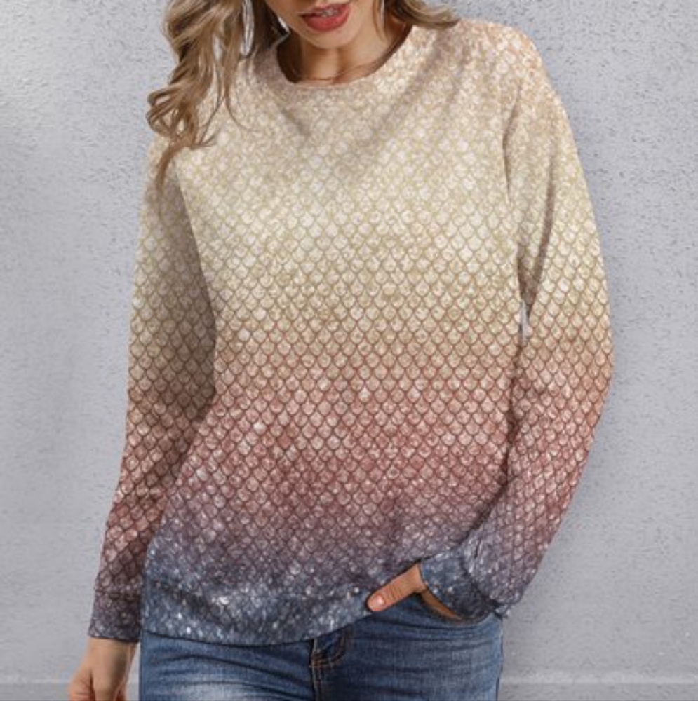 NWT Pixie lady sweater size large  ombre colors